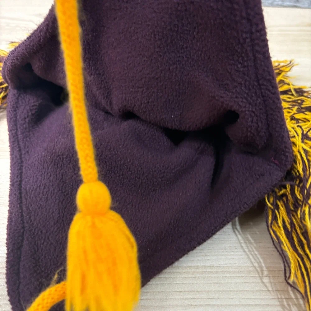 Minnesota Golden Gophers Hat Beanie Maroon‎ Knit Youth Kids Winter '47